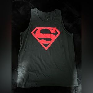 black medium mens tank top